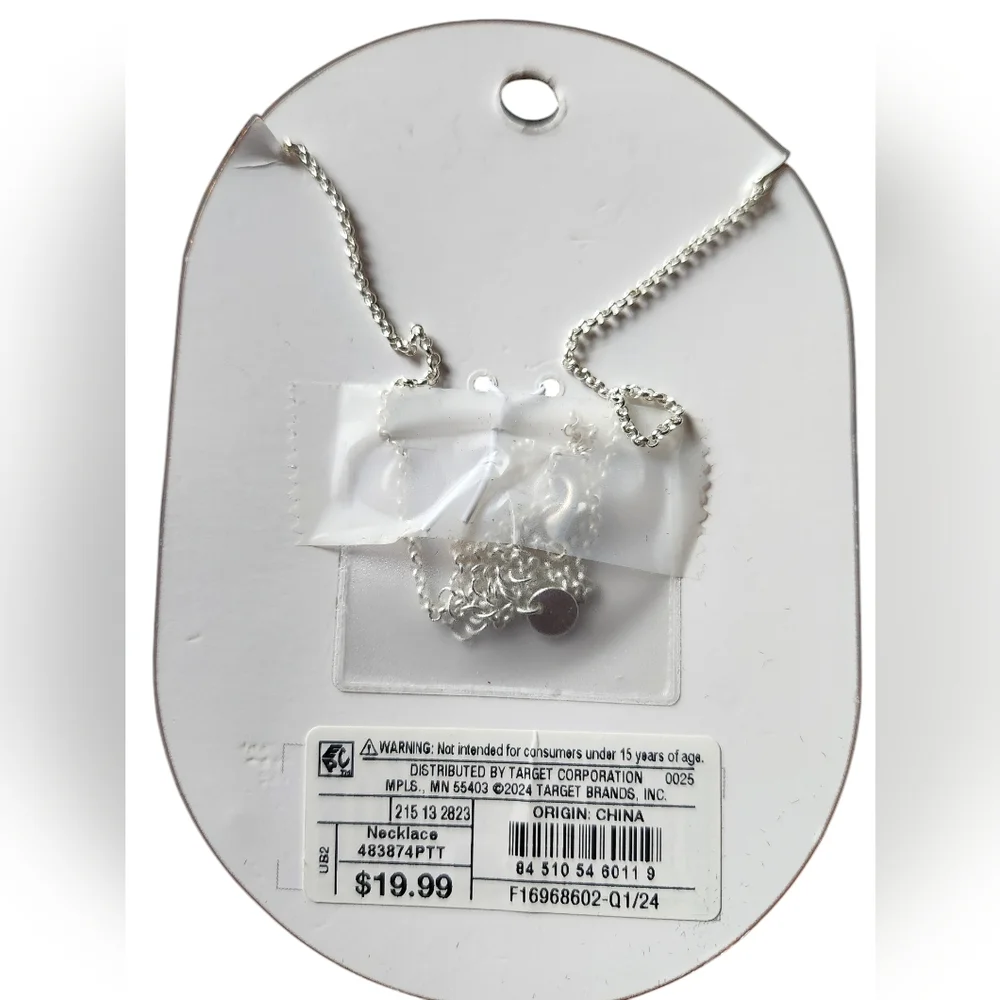 Heart Necklace New Always in my Heart Rosegold Tone and Silver Necklace